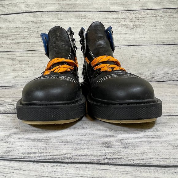 DIESEL Man's D-Cage Mid Hiker Boots Contrast Shoelaces Grunge Size 39 - Picture 11 of 16